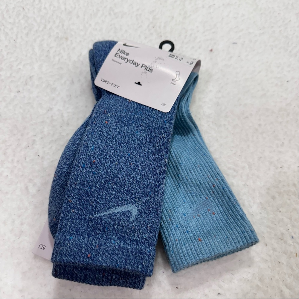Blue Nike Socks